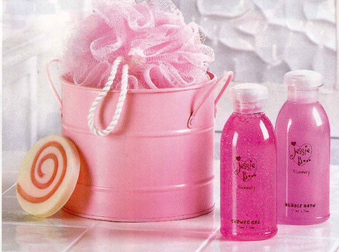 Pink Bath Bucket Set