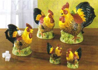 Rooster Tea Set NEW ITEM!