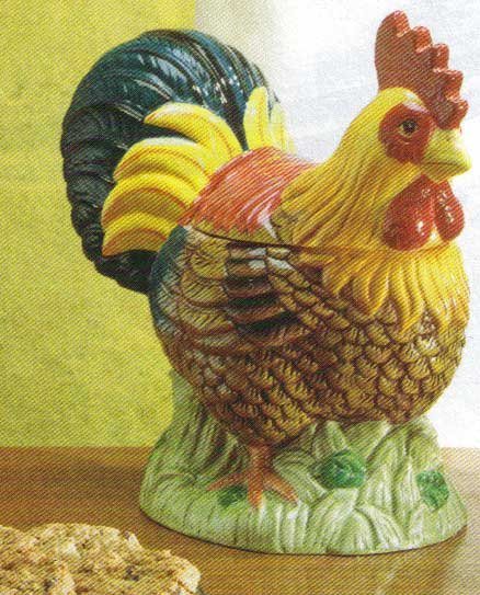 Rooster Cookie Jar NEW ITEM!