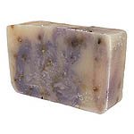LAVANDER HAND MADE GLICERIN SOAP WITH DRIED ORGANIC TEA AND PEPPERMINT