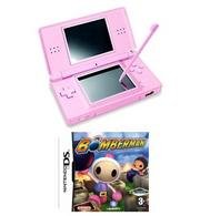 Nintendo DS Lite (Coral Pink) Bundle with Bomberman for DS