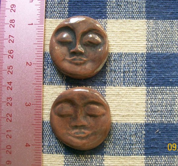 Mosaic Tiles ~*EXPRESSO FACES*~ 2 HM Clay Kiln Fired