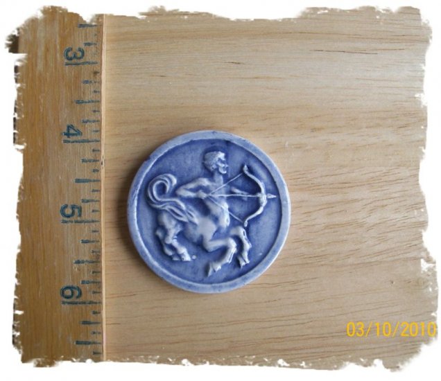 Mosaic Tiles*~ZODIAC SIGN *sagittarius* 1 HM Kiln Fired