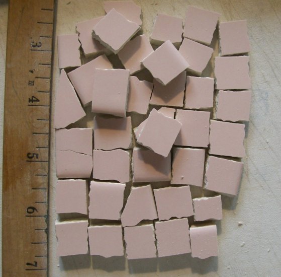 ~Pretty~*~PASTEL PINK FILLERS~* 50+ Mosaic Tiles