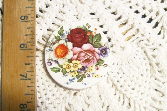 Mosaic Tiles ~*MULTI ROSES ~1 HM Pendant - Pin Kiln