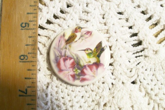 Mosaic Tiles ~*HUMMINGBIRD ~1 HM Pendant - Pin Kiln