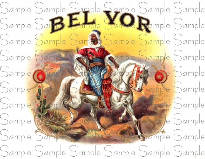Vintage Bel Yor Digital Cigar Art Ephemera Scrapbooking Altered Art