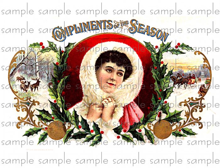 C.O.T.S 2 Digital Vintage Cigar Art Ephemera Scrapbooking Altered Art