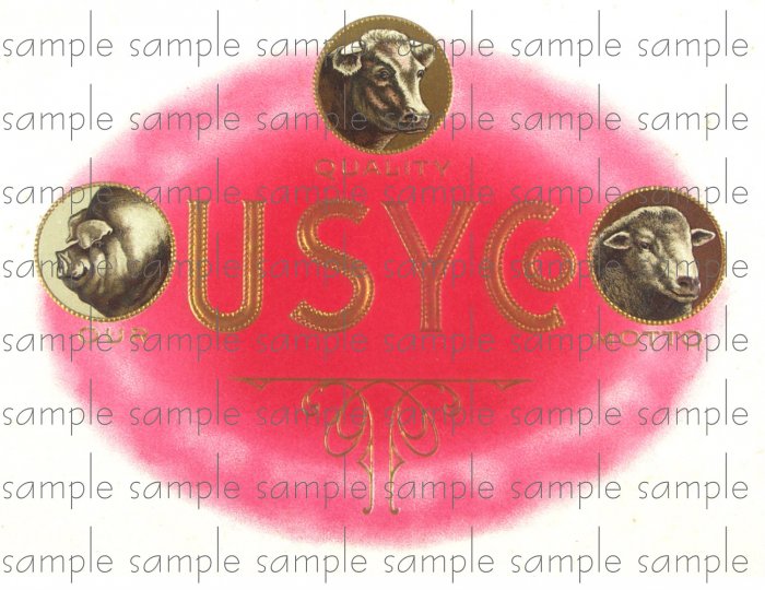 USYG Vintage Digital Cigar Box Art Ephemera Scrapbooking Altered Art Decoupage