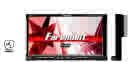 8â Wide Touch Screen 1-Din Oversized Fully Motorized TFT Monitor/DVD/AM/FM