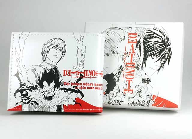 Japan Anime Death Note Light Yagami, Ryuk Wallet & L Wrist Band Set Ref#DN002