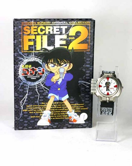 Japan Anime Detective Conan Shinichi LED Aim Watch wBox Ref#002
