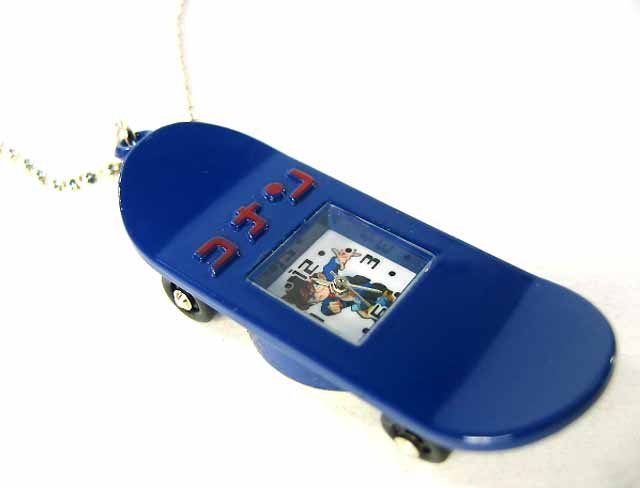 Japan Anime Detective Conan Shinichi Skiteboard Necklace Watch Ref#DCSN001