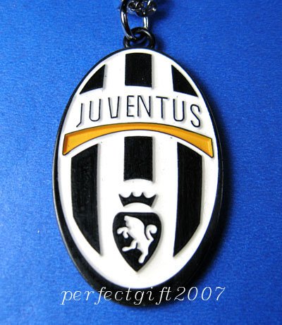 Juventus Football FC Club Sports Colorful Necklace Pendant Free Chain