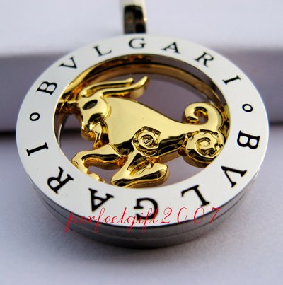 Capricorn Horoscope Zodiac Steel Necklace Pendant