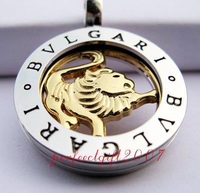 Leo Horoscope Zodiac Steel Necklace Pendant