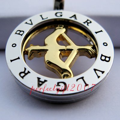 Sagittarius Horoscope Zodiac Steel Necklace Pendant