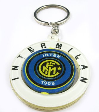 Inter Milan Football FC Rotatable Acrylic Key Chain New
