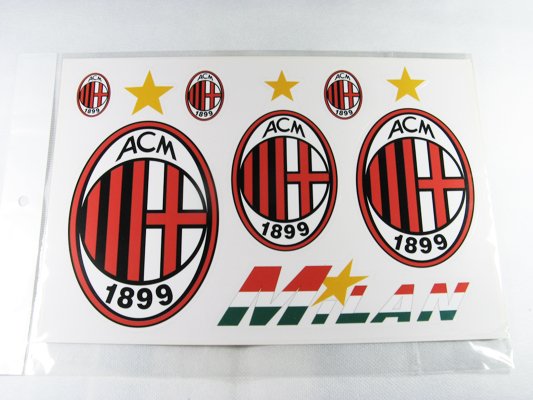 Football Sports FC Club Car Sticker AC Milan Brand New
