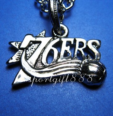 NBA Metal Necklace Pendant 76ERS New