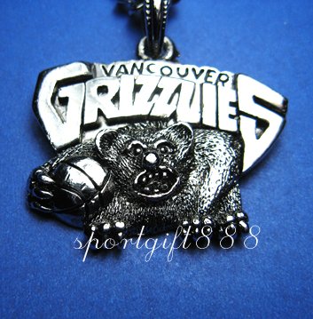 NBA Sports Metal Necklace Pendant Memphis Grizzlies New