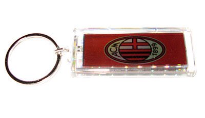 AC Milan FC Club solar powered key chain keyring-LCD