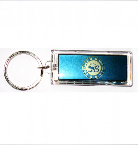 Chelsea FC Club solar powered key chain keyring-LCD