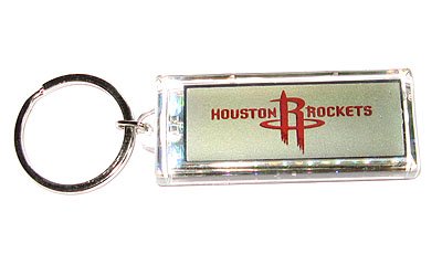 Houston Rockets NBA solar powered key chain keyring-LCD