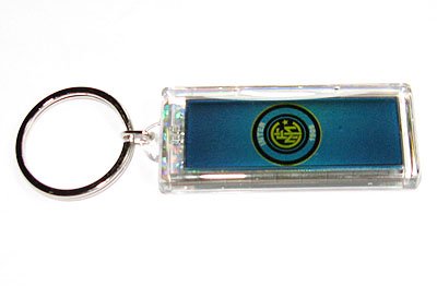 Inter Milan FC Club solar powered key chain keyring-LCD