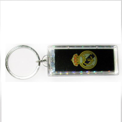 Real Madrid FC Club solar powered key chain keyring-LCD
