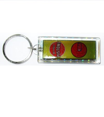 Pistons NBA solar powered key chain keyring-LCD