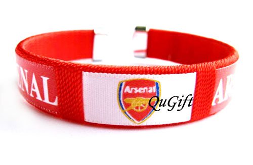 Arsenal FC Club Football Sport Colorful Adjustable Bangle Bracelet Wristband