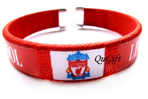 Liverpool FC Club Football Sport Colorful Adjustable Bangle Bracelet Wristband