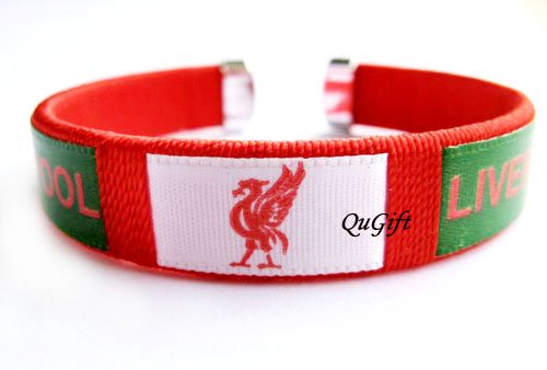 Liverpool FC Club Football Sport Colorful Adjustable Bangle Bracelet Wristband #2