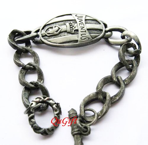 Juventus FC Club Football Sports Bangle Bracelet Metal Wristband