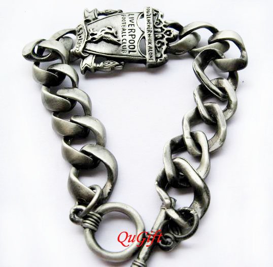 Liverpool FC Club Football Sports Bangle Bracelet Metal Wristband