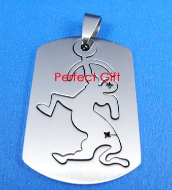 Sagittarius Stainless Steel Horoscope Zodiac Pendant Dog Tag 2-Piece