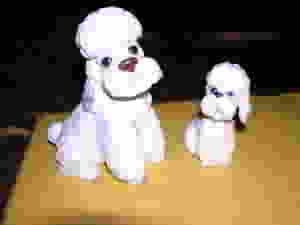 Paint - your - own clay poodle