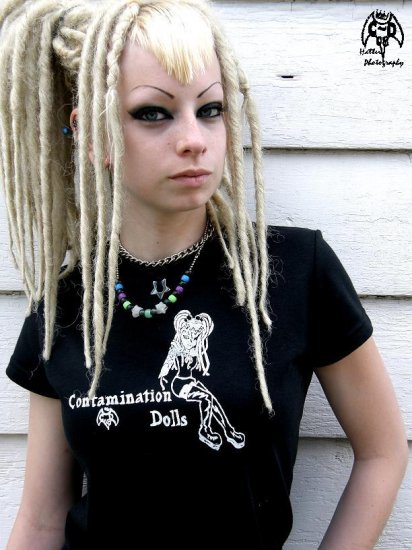Contamination Dolls T-shirt: Small.f