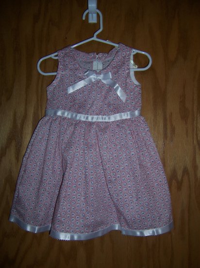 Red and white ribbon dress size 1
