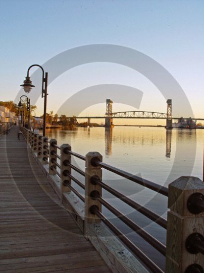 Fall on the Cape Fear River - 3020 - 8x10 Framed Photo