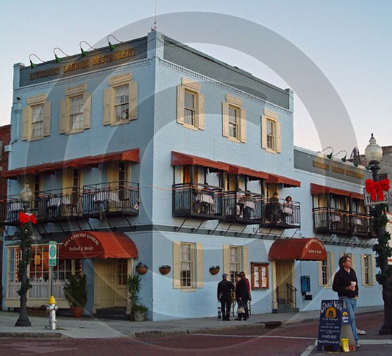 Riverboat Landing Restaurant - 3033 - 11x17 Framed Photo
