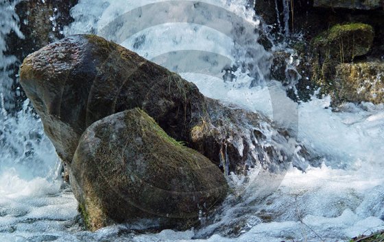 Spring Run Off - Ilion Gorge - 6012 - 8x10 Photo