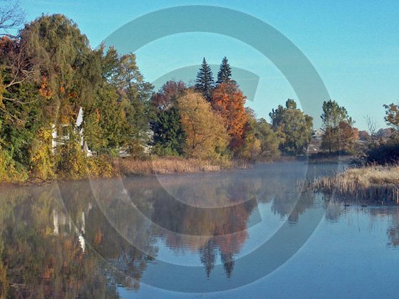 Indian Summer Morning - Unadilla River - 11014 - 11x17 Photo