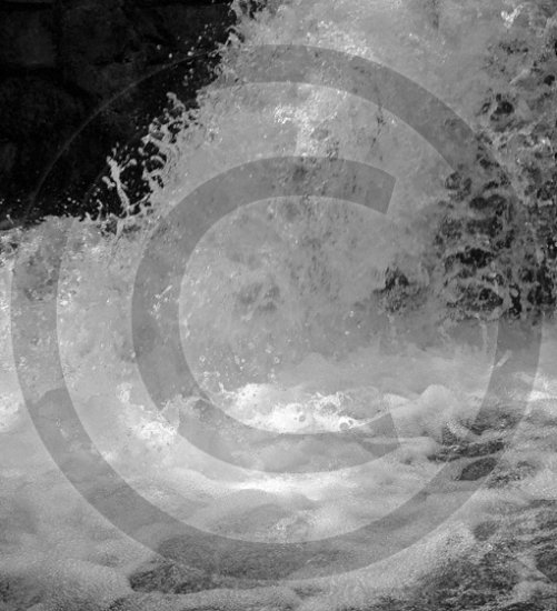 Divine Strength - Little Duck Falls - 7047 - 11x17 Framed Photo