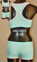 Racer-Back Tank-Top and Shorts Set.