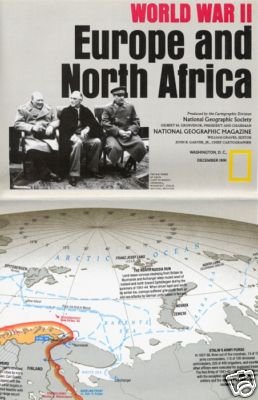 World War 2 National Geographic MAP