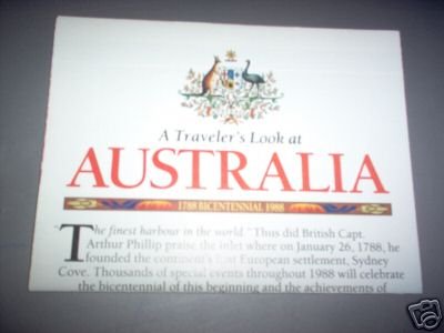 1988 Australia National Geographic Map