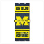 University of Michigan Door Flag