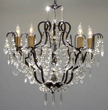 WROUGHT IRON CHANDELIER